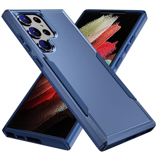 Coque Samsung S26 anti-choc : étui rigide givré bleu antidérapant pour le quotidien