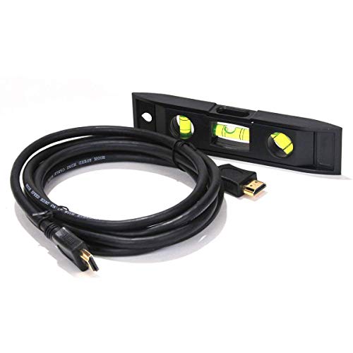 VideoSecu Mounts Tilt TV Wall Mount Bracket for Most 23"- 75" Samsung, Sony, Vizio, LG, Sharp LCD LED Plasma TV with VESA 100x100 400x400 up to 684x400mm, Bonus HDMI Cable and Bubble Level MF608B2 WT1