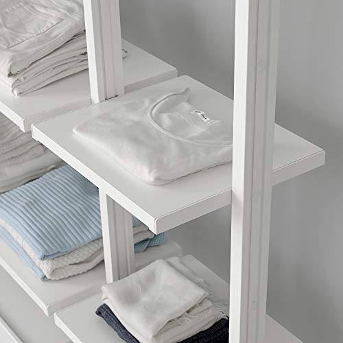 Étagère ELVARLI 40x36 cm blanc idéale pour organiser les petits espaces
