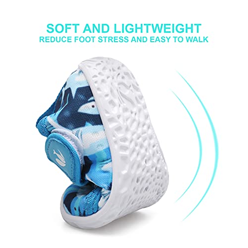 Image of FEETCITY Boys Girls Water Shoes Kids Aqua Socks Quick Dry Barefoot for Beach Swimming Pool