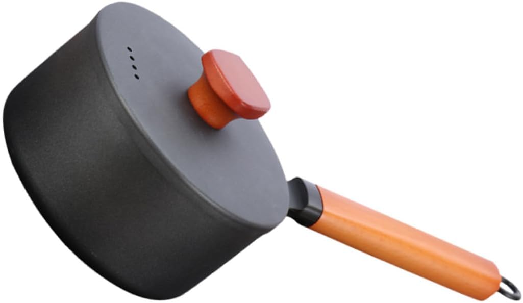 Nonstick Frying Pan Iron Saucepan Kitchen Utensil for Milk Noodles Soup and Sauce