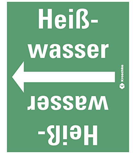 LEMAX® Rohrleitungsband Heißwasser, praxisbewährt, ab Ø 50mm, grün/weiß, 33m/Rolle