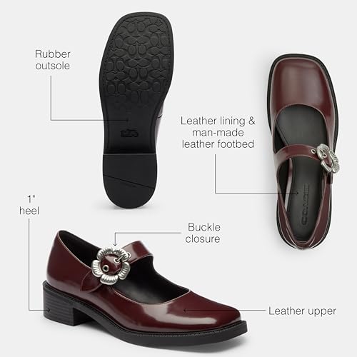 Coach Women's Tea Rose Mary Jane Flat3