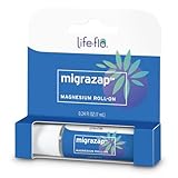 LIFE-FLO MigraZap Magnesium Roll On w/Magnesium Chloride, Lavender Essential Oil, Peppermint Essential Oil - Massage onto Temples, Forehead and Neck to Help Soothe The Mind, 60-Day Guarantee, 0.24oz
