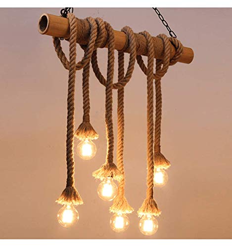 CLUC Bamboo 6 bulb chandelier