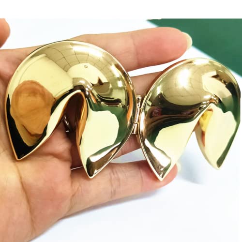 Ya.x Custom Personalized Metal Fortune Cookie Box for Weddings, Contains Your Personalized Fortune Cookie Paper Message, Great Gift For Couples, Metallic Gifts & Keepsake (5.2cm*5.2cm) - Image 5