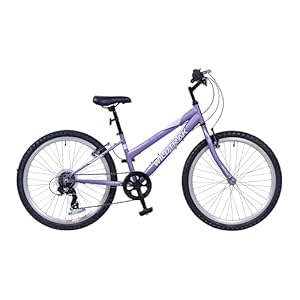 Insync Bikes Ltd WILDTRAK Venice 24 inch, stadsfiets, zes versnellingen, paars, meisjes, lila