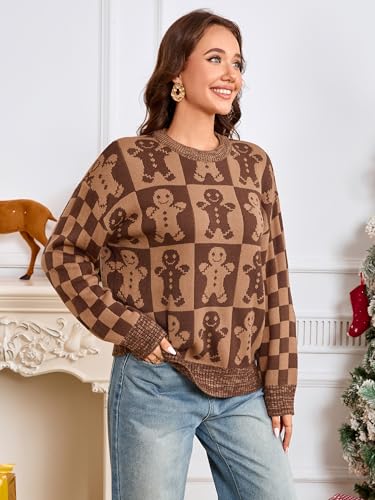 Simplee Womens Christmas Ugly Sweater Long Sleeve Holiday Soft Knit - Image 2
