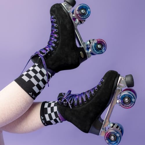 Galaxy Skates Crew Socks for Roller Skating – Unisex, Soft Cotton Blend, Breathable, Stylish Everyday Skate Socks3