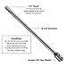 Century Drill & Tool – 38112 12” Ship Auger Extension – Accepts 3/8” Shank, ½” Hex Drive with Extended Reach