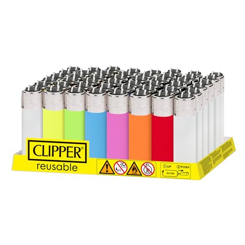 Clipper - Juego de 48 Mecheros Reusables en Colores...