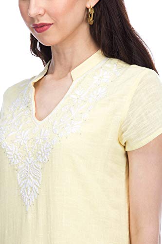 Image of BIBA Women's Embroidered Regular Kurta