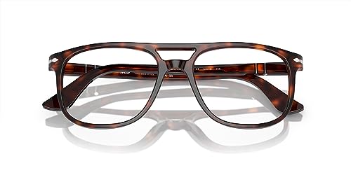 Image of Persol mens Po3329v Greta Aviator Prescription Eyewear Frames