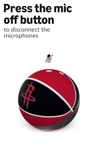 Image of Amazon Echo Dot (newest model) | Officially Licensed NBA Limited-Edition | Houston Rockets