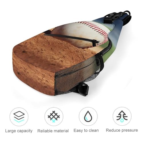 Bolso cruzado deportivo tipo sling para hombres y mujeres miniatura 5