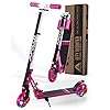 Apollo Scooter LED – Skyracer avec Roues LED 145 mm City Scooter à Suspension, City Scooter Pliable et réglable en Hauteur, Kick Scooter pour Enfants et Adolescents
