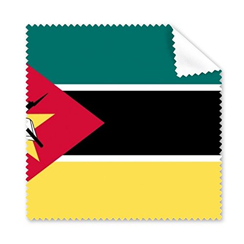 Chiffon de nettoyage pour lunettes motif drapeau Mozambique essuie-écran 5pcs