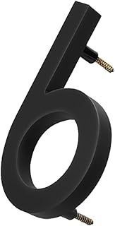 DOITOOL Digital House Number Outdoor Decoration Letter Decor Office Mailbox Office Door Numbers Mailbox Address Plaque Mailbox Numbers Acrylic Black Street Number Hotel Door Number Rural