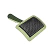 Coastal Dog Slicker Brush Green Grooming Shedding Brush for Dogs of All Hair Types Curved Design for Easy Detangling Non Slip Handle 675 x 425