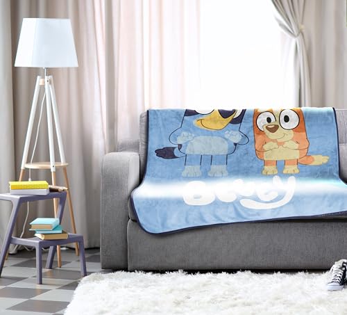 image for Jay Franco Bluey and Bingo Kids' Throw Blanket - Plush 46