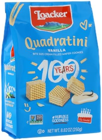 Quadratini Vanilla Wafer Cookies 8.82 oz.