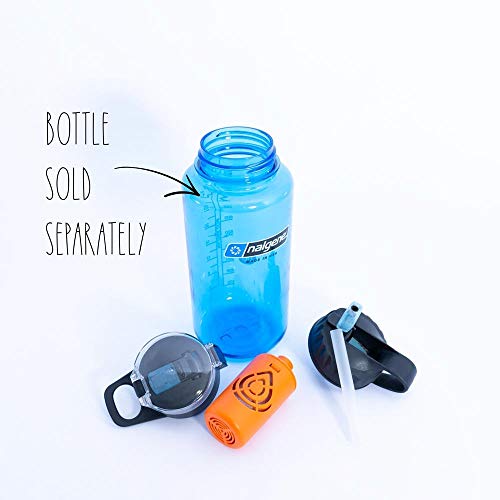 The Outdoor Answer | Nalgene 32 oz Water Bottle Filter System | Filter Straw Lid | Travel Water Bottle Filter | Removes 99.99% of Virus, Giardia, Bacteria and more | USA made Filter - Thumbnail 4