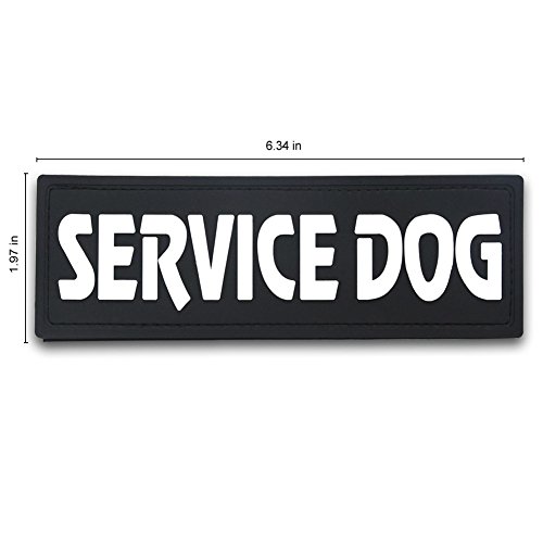 Dog Patches 2 Pack Service Dog Reflective Light In The Dark Ask To Pet Tags For Hook And Loop 