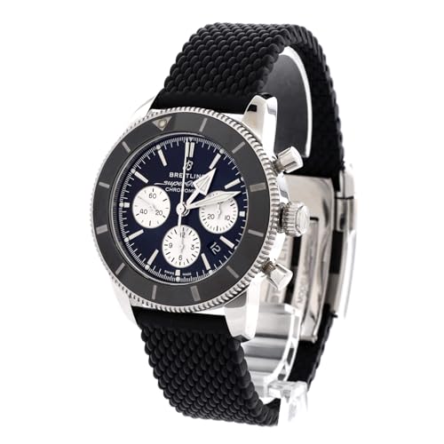 Pre-Loved Superocean Heritage B01 Chronometer Chronograph Automatic Watch Stainless Steel with Ceramic and Rubber 443