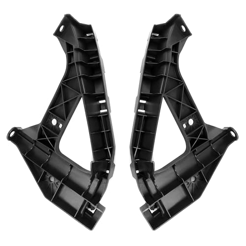 KUAFU Headlight Bracket Compatible with 2016-2021 Honda Civic Front Hold Mount Retainer Replacement for 71190-TBA-A00 71140-TBA-A00 Black Plastic 2Pcs