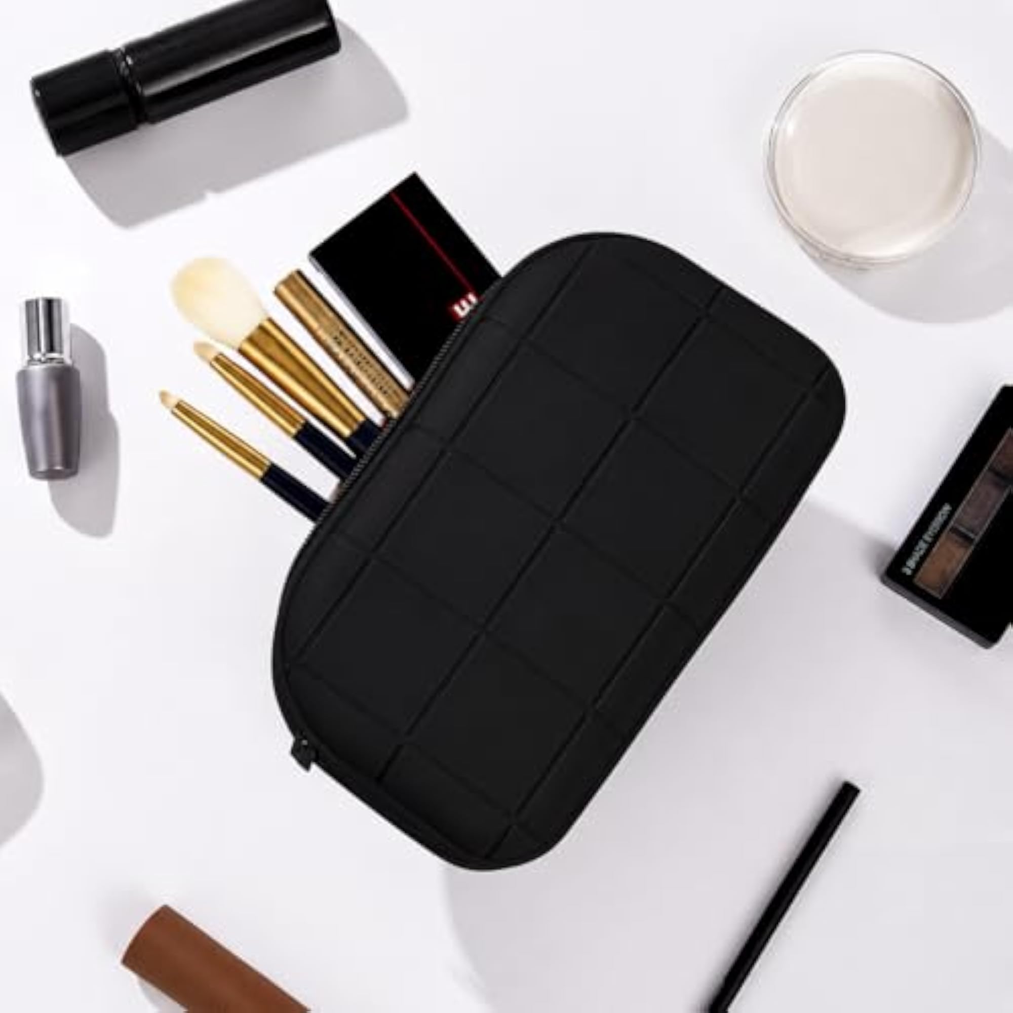 Silicone Travel Cosmetic Organizer Pouch for Women