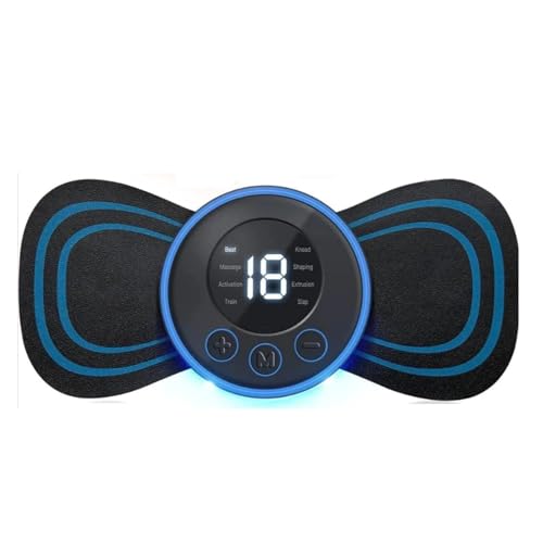 Image of Wireless Mini Massager Body Massager Machine for Pain Relief, Butterfly Massager for Body Pain Relief, Rechargeable Neck and Shoulder Massage Machine for Blood Circulation