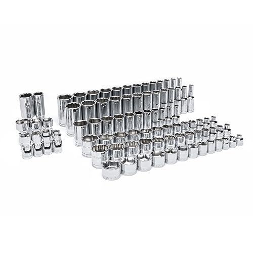 Image of GEARWRENCH 85 Piece 3 /8 inch Drive Master SAE Socket Set in Foam Storage Tray - GWMSSKT38SAE