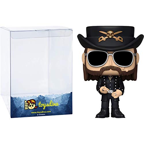 Lemm Y Kilmister: Funk O Pop! Rocks Vinyl Figure Bundle With 1 Compatible 'Toysdiva' Graphic Protector (170 - 47005 - B)
