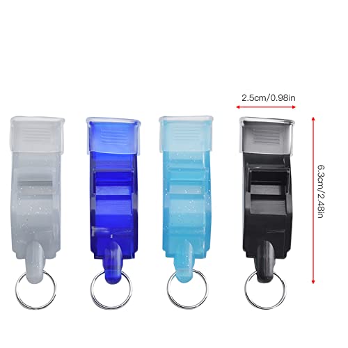 Silbato para árbitro plástico ABS sin partes móviles miniatura 4