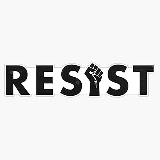 Resist (Fist) Bumper Sticker Window Vinyl Decal 5"
