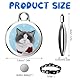 XPJBKC GPS Tracker Katze, Mini Katzen Tracker, Hunde Tracker mit Halsband, Tractive GPS Tracker für Katzen, Wasserdichter Haustier Tracker, Echtzeit-Standortverfolgung von Hunden und Katzen