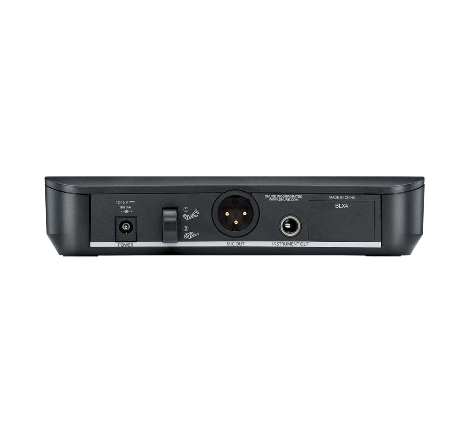 Shure BLX24/B58 UHF - Sistema de micrófono inalámbrico UHF Iglesia, Karaoke, Voz - Duración de la batería de 14 Horas, Alcance de 300 pies | Incluye micrófono Vocal de Mano Beta 58A,
