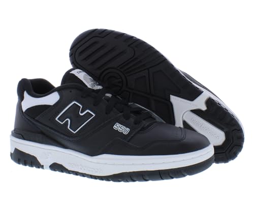 New Balance 550 Men's Sneaker's, Black/White, Size 112