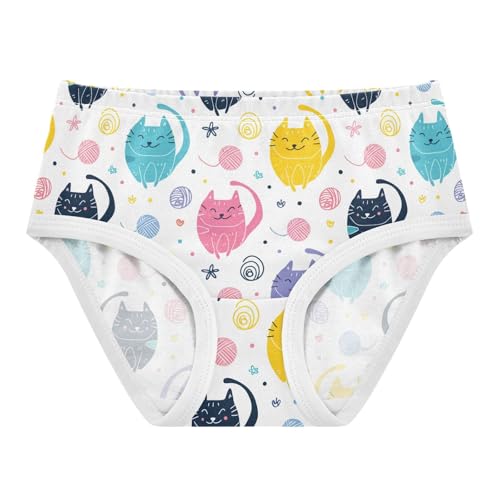 Cute Cat Yarn Toddler Girls's Underwear 2T 2302188
