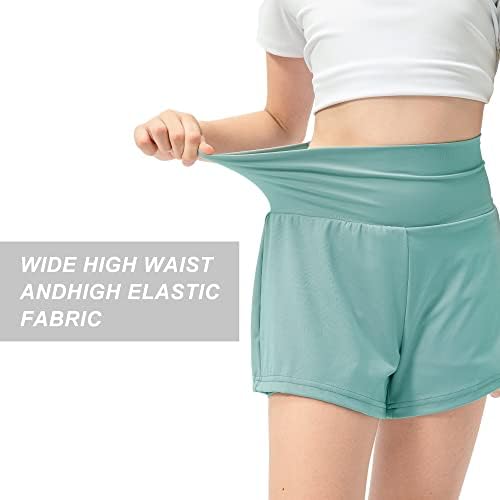 BIG ELEPHANT Girls Athletic Shorts with Pockets, Basketball Soccer Running Cheer Gym Active Short for Youth Kids 4-14 Years 5 411m5tZnSYL. AC