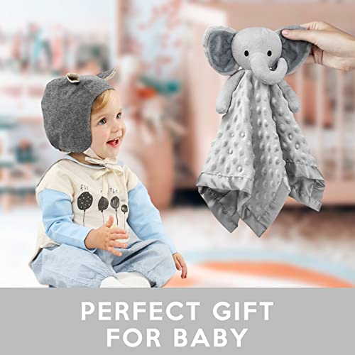 image for Pro Goleem Elephant Loveys for Babies Soft Security Blanket Infant Snu