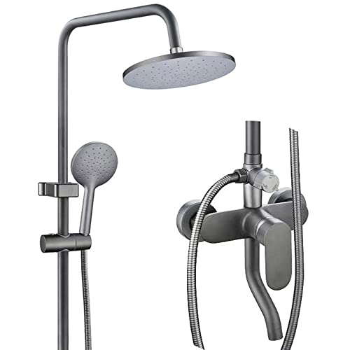 Douche de pluie et pommeau à main haute pression avec bras d'extension