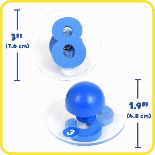 Sellos gigantes de números READY 2 LEARN para niños con espuma fácil de sostener 7