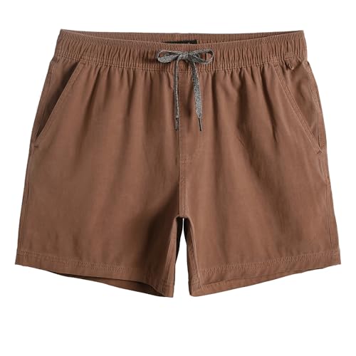 Image of maamgic Men's 5 inch Inseam Shorts Pull-On Relaxed Fit Comfort Stretch Short Shorts with Pocket