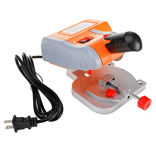 LuckyHigh Mini serra de esquadria de corte de bancada lâmina de 5 cm profundidade de corte de 1,27 c