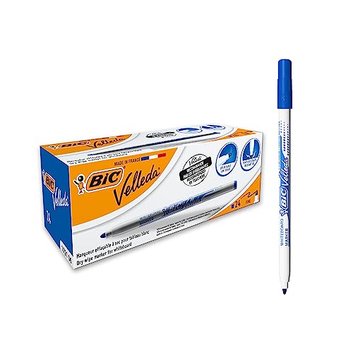 Feutres effaçables à sec Velleda BIC avec ardoise double face 1721 - 4
