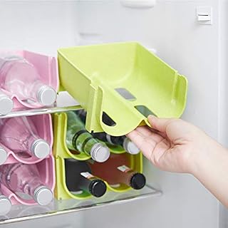 Soda Can Organizer, PP Material Stackable Refrigerator Beer Can Holder, Pop Cans Container Beverage Holder