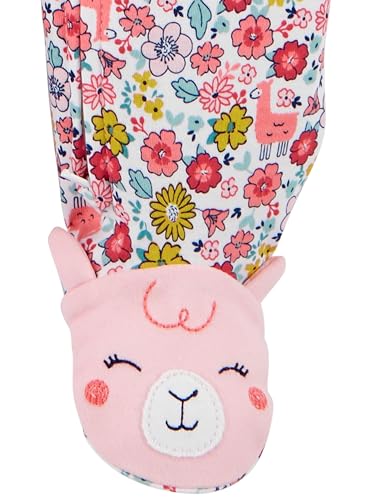 Simple Joys by Carter's Baby Girls' Cotton Footed Sleep and Play, Pack of 2