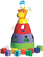 Brinquedo Educativo Girafa Didática com Blocos Merco Toys, cores sortidas, 1 unidade