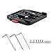 WEIHE V-Lock Assembly Kit Female V-Dock Male V-Lock Quick Release Plate for V-Mount Battery